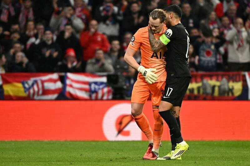 Kinsky có màn ra mắt Champions League thảm họa ở trận Atletico Madrid vs Tottenham